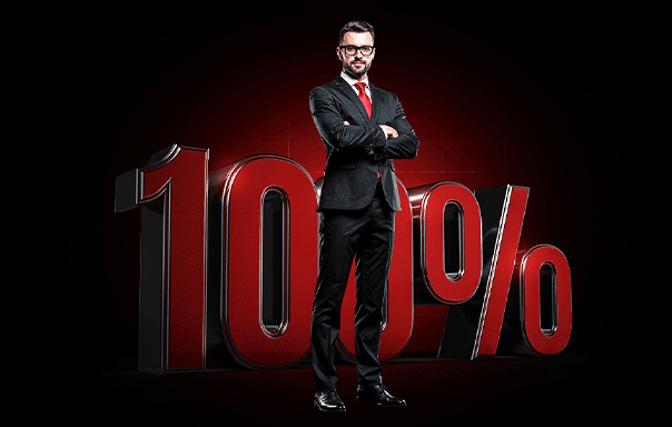 100% بونوس قابل ضرر